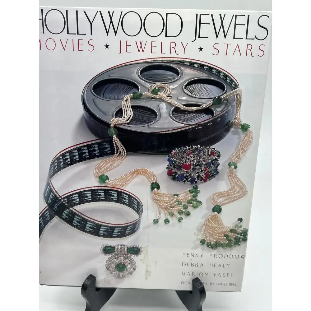 Hollywood Jewels Movies Jewelry Stars 1992 Hardcover  Vintage Jewelry Book